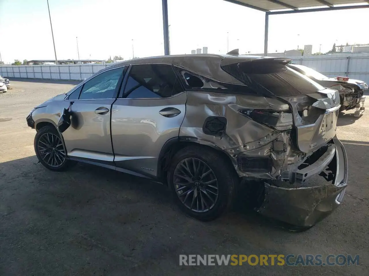 2 Фотография поврежденного автомобиля 2T2YGMDA4MC071198 LEXUS RX 450H F 2021