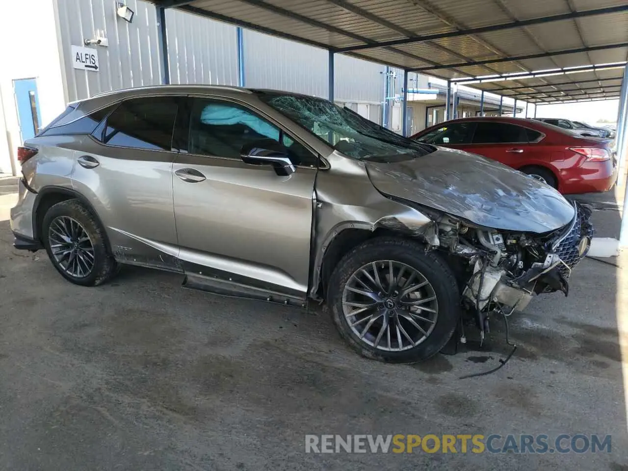 4 Фотография поврежденного автомобиля 2T2YGMDA4MC071198 LEXUS RX 450H F 2021