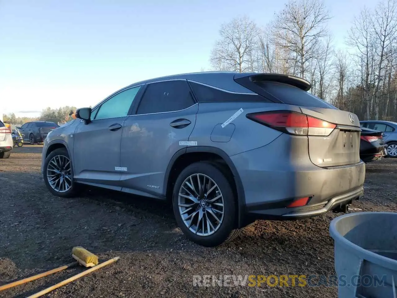 2 Фотография поврежденного автомобиля 2T2YGMDA5MC058704 LEXUS RX 450H F 2021