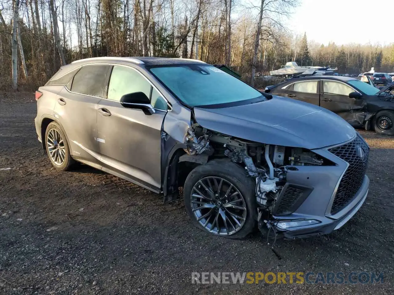 4 Фотография поврежденного автомобиля 2T2YGMDA5MC058704 LEXUS RX 450H F 2021