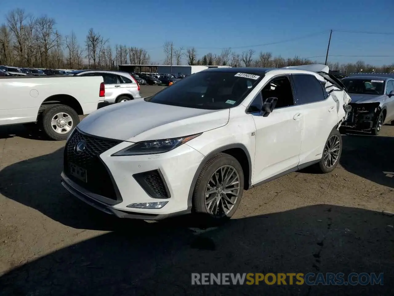 1 Фотография поврежденного автомобиля 2T2YGMDA5MC067970 LEXUS RX 450H F 2021