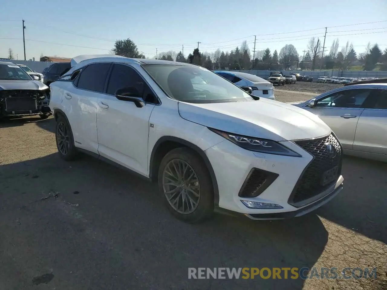 4 Фотография поврежденного автомобиля 2T2YGMDA5MC067970 LEXUS RX 450H F 2021