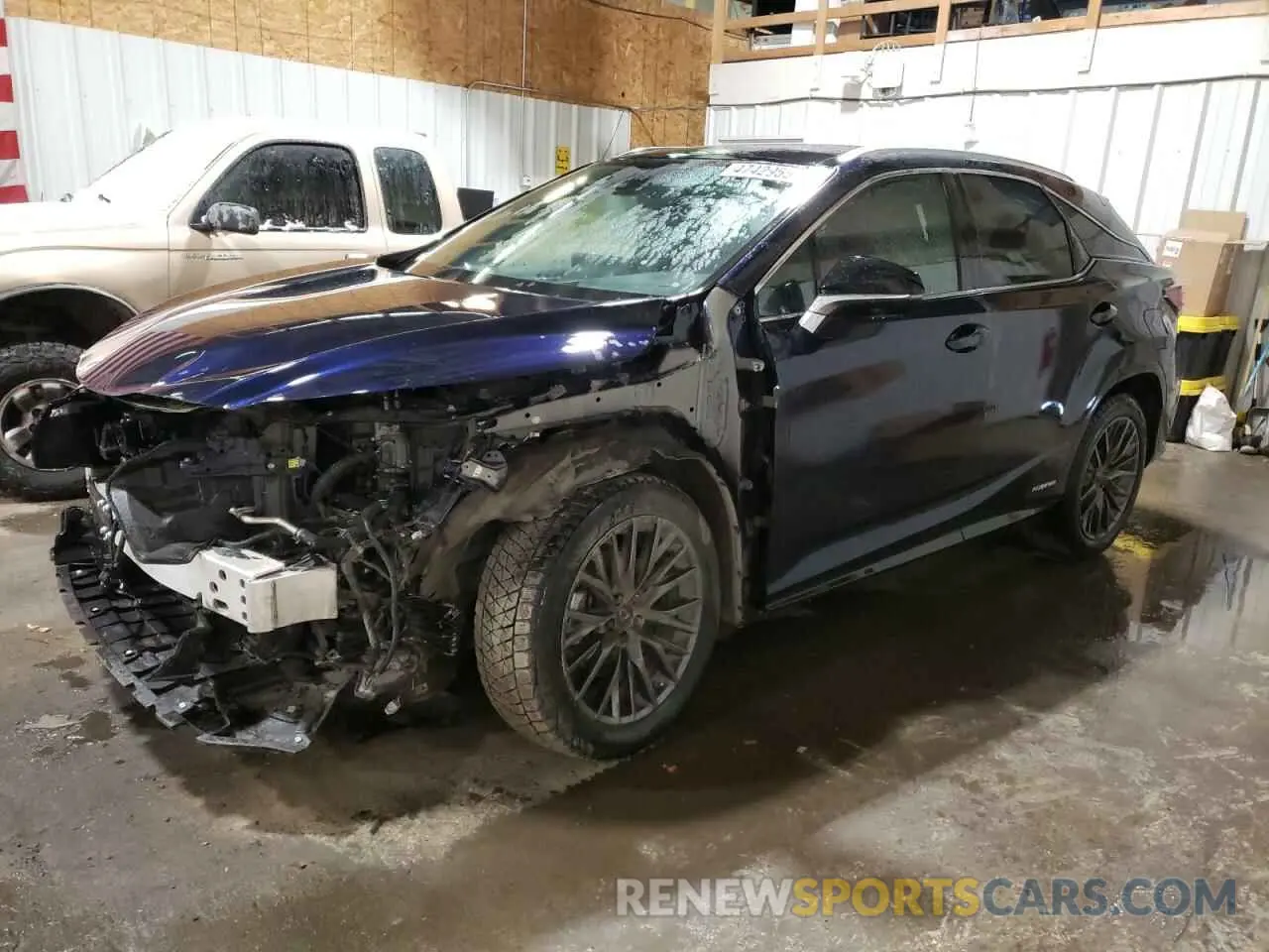 1 Photograph of a damaged car 2T2YGMDA8MC071866 LEXUS RX 450H F 2021