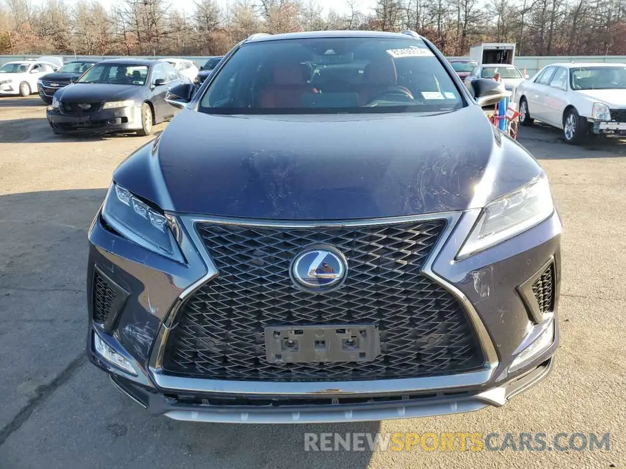 5 Фотография поврежденного автомобиля 2T2YGMDA9MC065638 LEXUS RX 450H F 2021