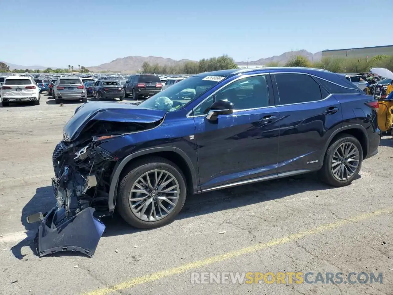 1 Фотография поврежденного автомобиля 2T2YGMDAXMC061050 LEXUS RX 450H F 2021