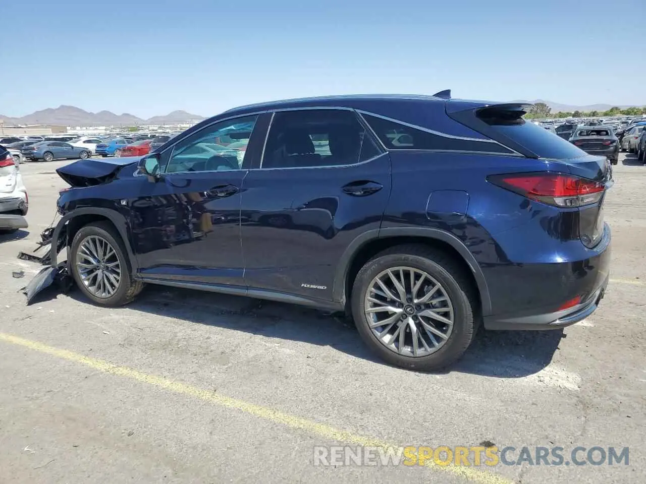 2 Фотография поврежденного автомобиля 2T2YGMDAXMC061050 LEXUS RX 450H F 2021