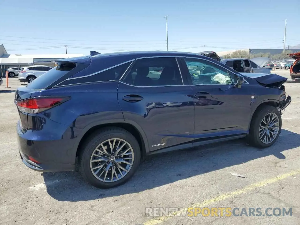 3 Фотография поврежденного автомобиля 2T2YGMDAXMC061050 LEXUS RX 450H F 2021