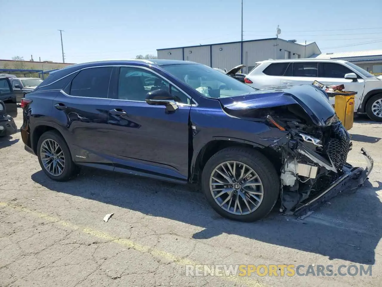4 Фотография поврежденного автомобиля 2T2YGMDAXMC061050 LEXUS RX 450H F 2021