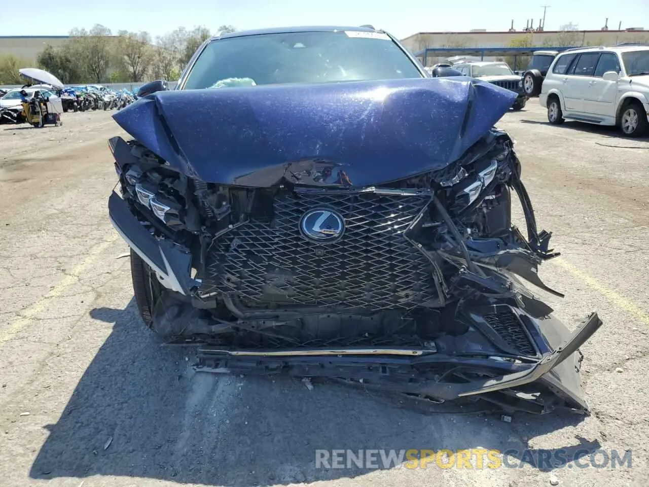 5 Фотография поврежденного автомобиля 2T2YGMDAXMC061050 LEXUS RX 450H F 2021