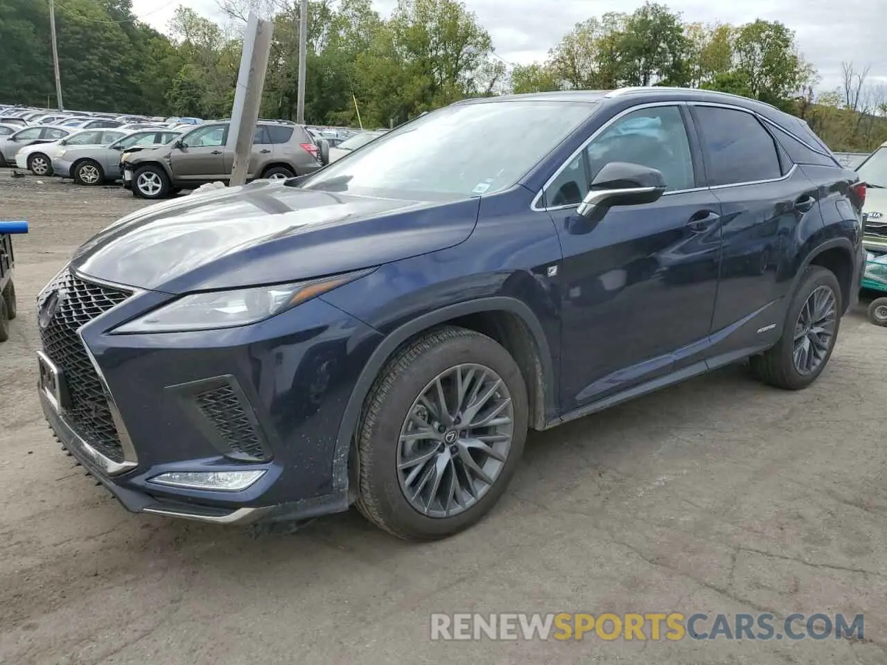 1 Photograph of a damaged car 2T2SGMDA4NC089949 LEXUS RX 450H F 2022