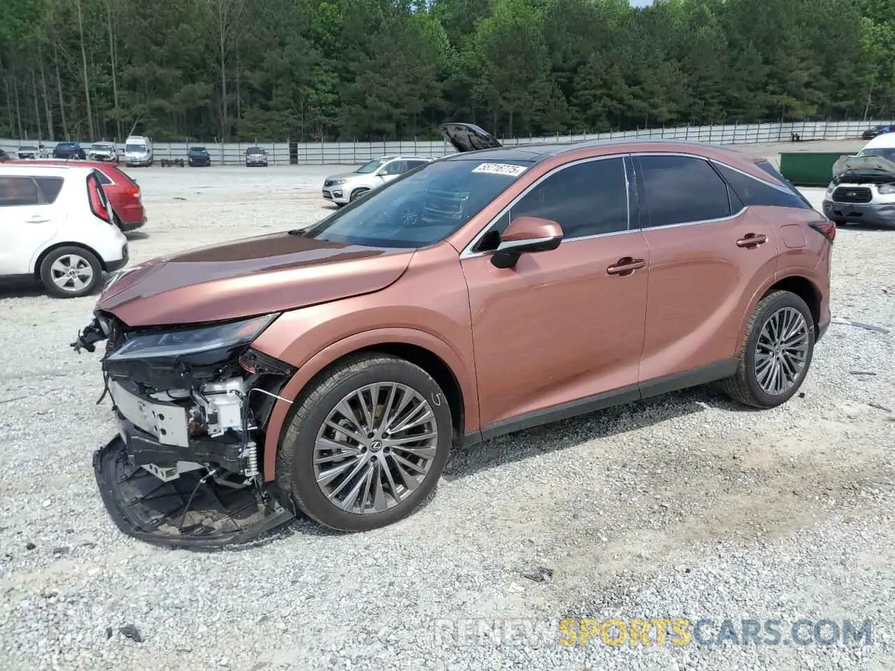 1 Photograph of a damaged car JTJCJMGA2R2012259 LEXUS RX 450H+ L 2024