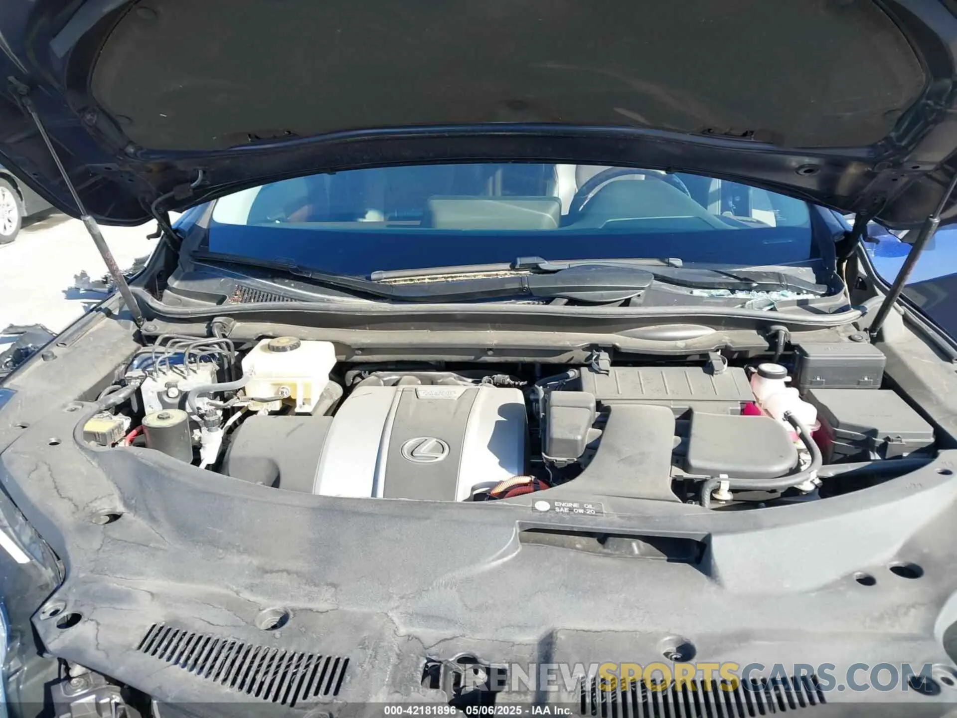 10 Photograph of a damaged car JTJDGKCA9K2007529 LEXUS RX 450HL 2019
