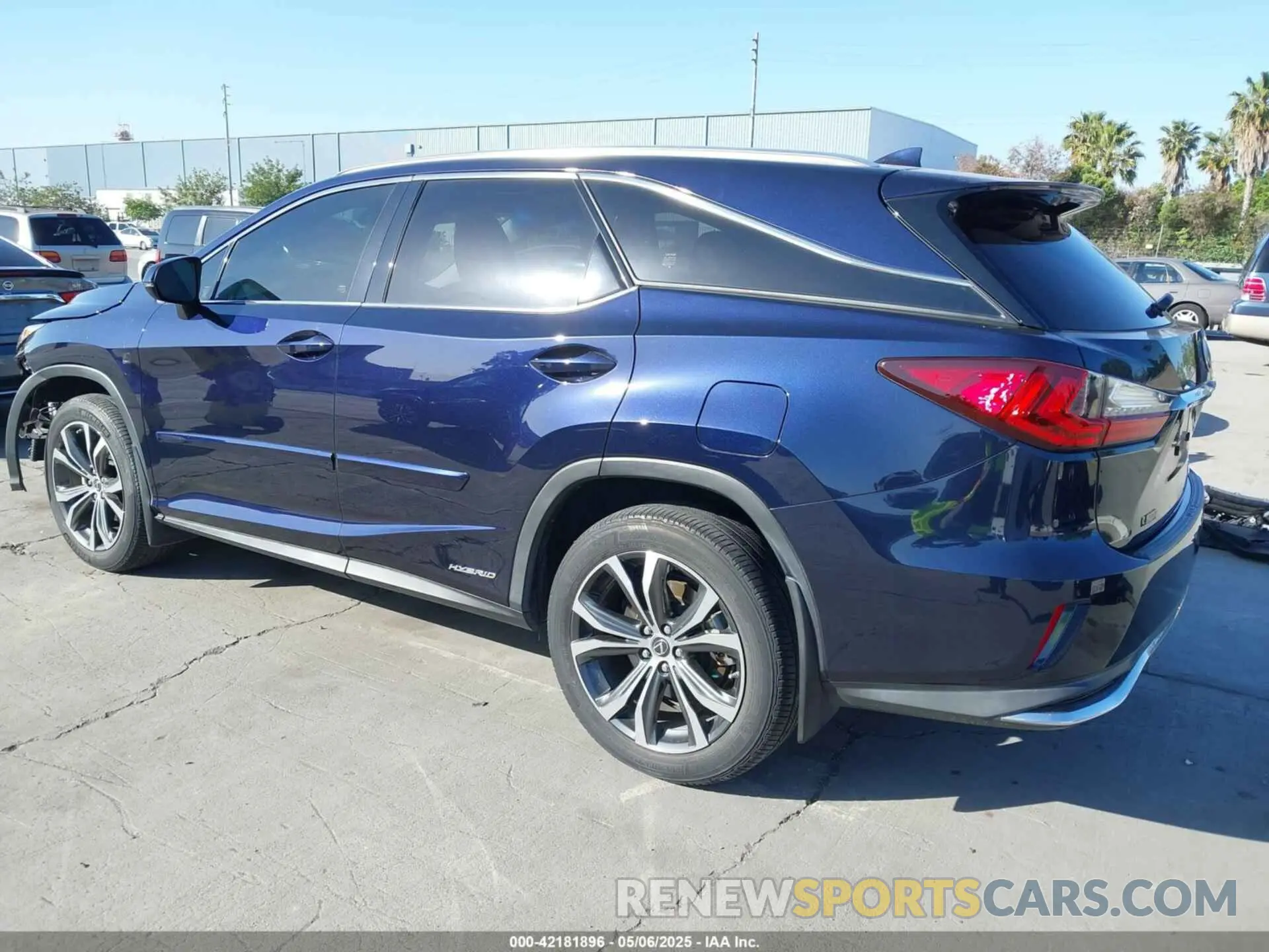 3 Photograph of a damaged car JTJDGKCA9K2007529 LEXUS RX 450HL 2019