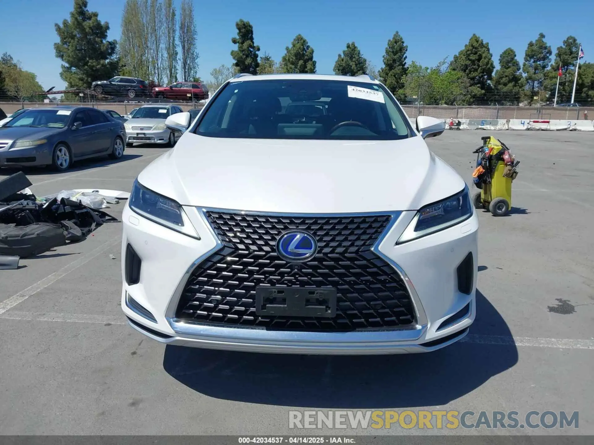 13 Фотография поврежденного автомобиля JTJHGKFA5M2018172 LEXUS RX 450HL 2021