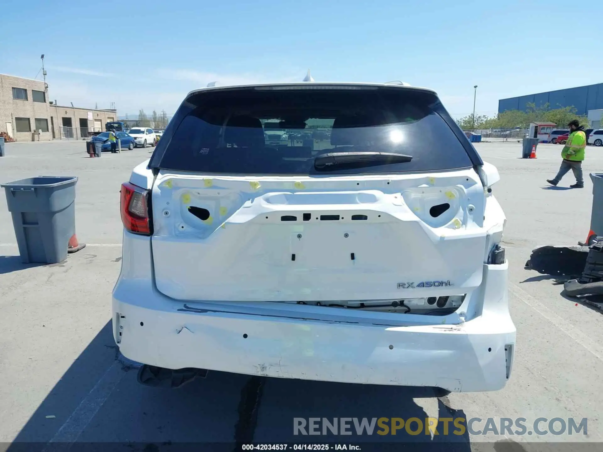 17 Фотография поврежденного автомобиля JTJHGKFA5M2018172 LEXUS RX 450HL 2021