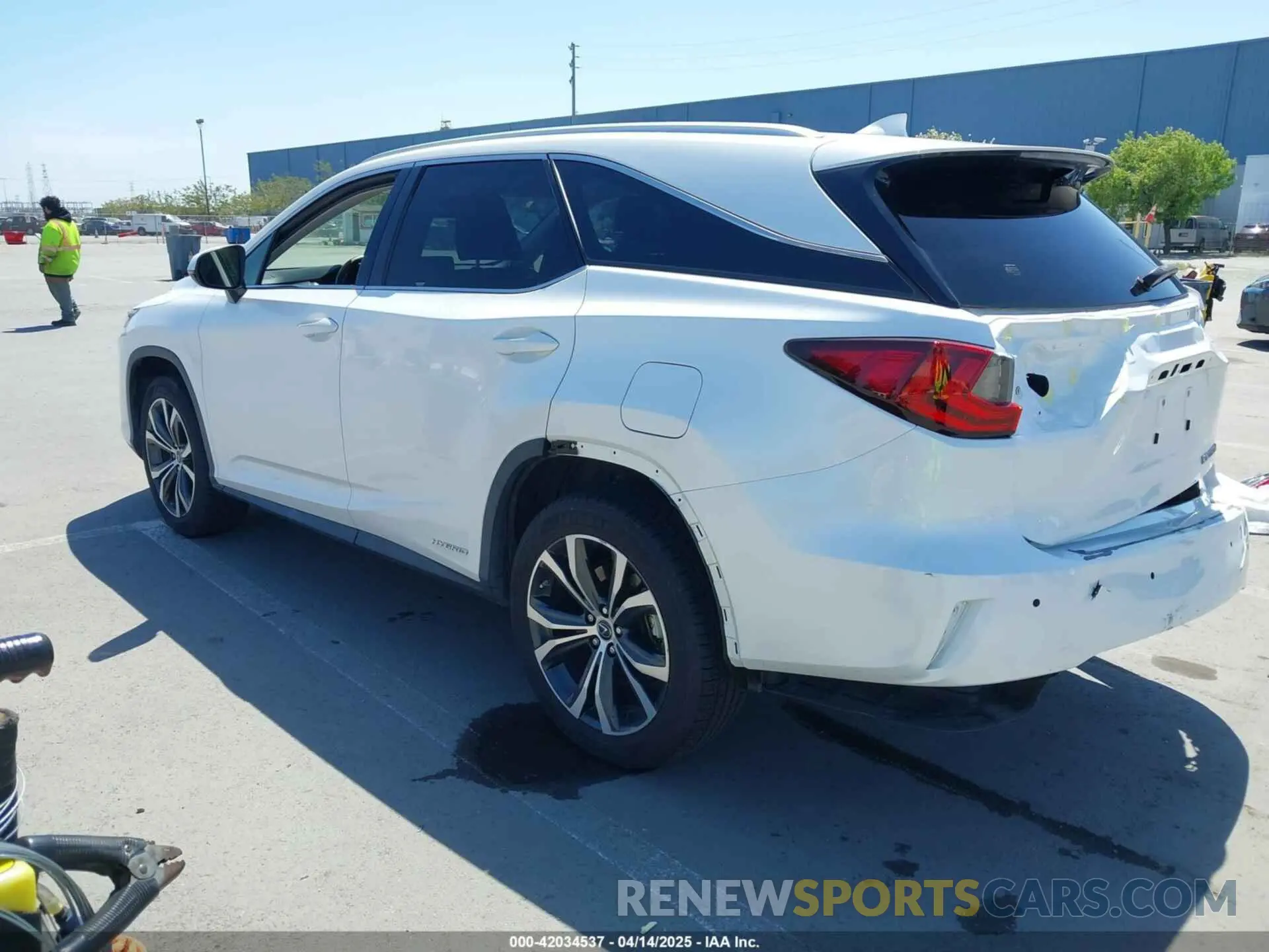 3 Фотография поврежденного автомобиля JTJHGKFA5M2018172 LEXUS RX 450HL 2021