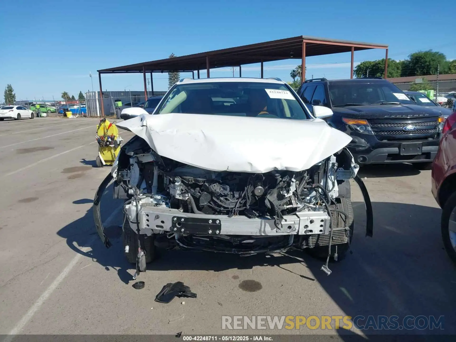 12 Фотография поврежденного автомобиля JTJHGKFA5M2020102 LEXUS RX 450HL 2021