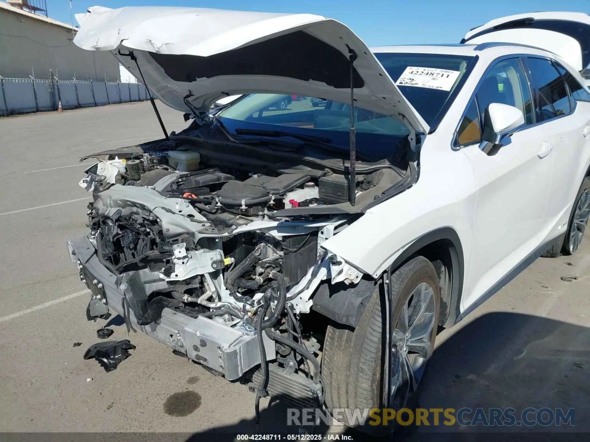 19 Фотография поврежденного автомобиля JTJHGKFA5M2020102 LEXUS RX 450HL 2021