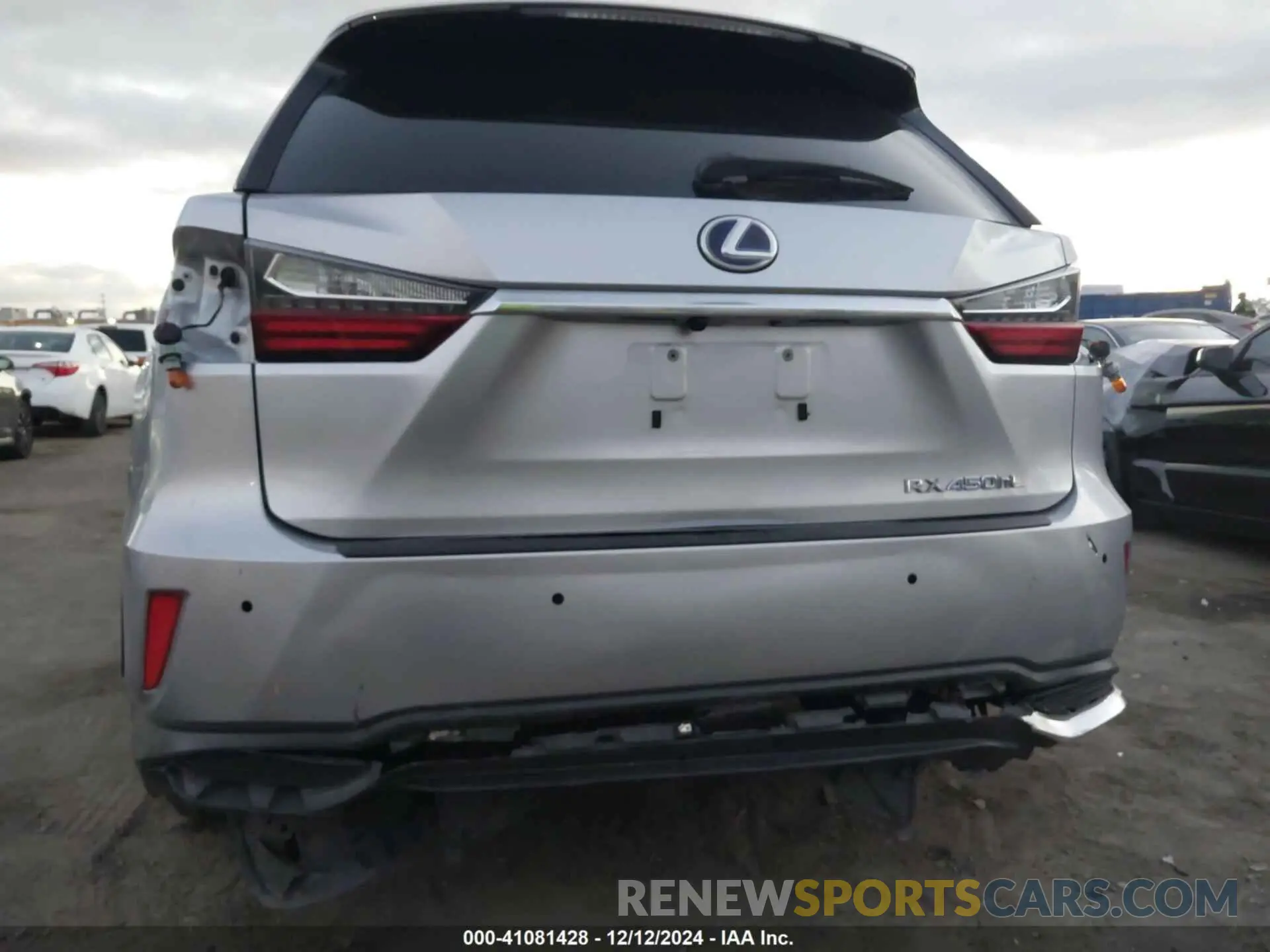 6 Фотография поврежденного автомобиля JTJHGKFAXN2028956 LEXUS RX 450HL 2022