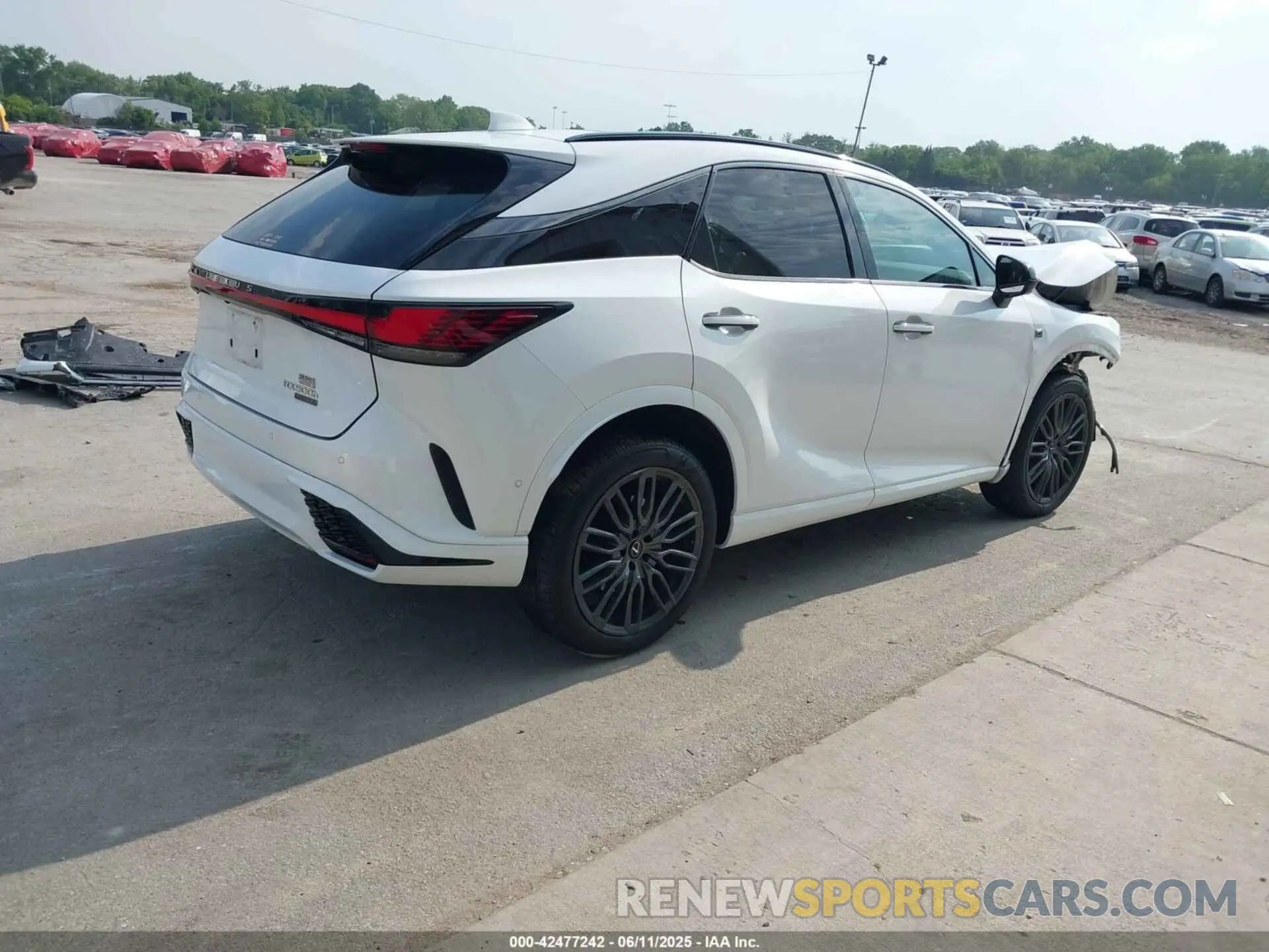 4 Фотография поврежденного автомобиля 2T2BCMEA2PC001025 LEXUS RX 500H 2023