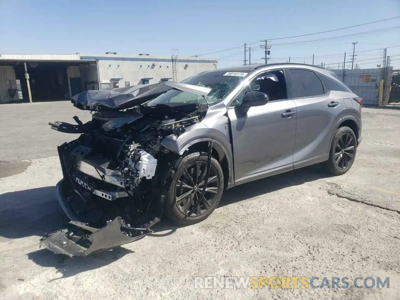 1 Photograph of a damaged car 2T2BCMEA7PC009833 LEXUS RX 500H F 2023