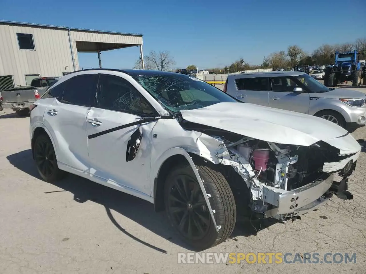 4 Photograph of a damaged car 2T2BCMEA6RC019806 LEXUS RX 500H F 2024