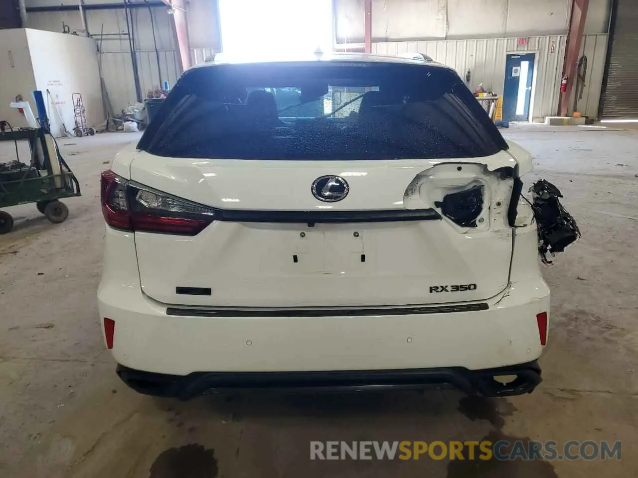 6 Photograph of a damaged car 2T2ZZMCA5HC077243 LEXUS RX350 2017
