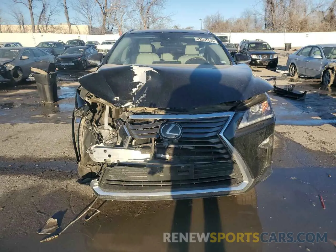5 Photograph of a damaged car 2T2BZMCA0KC192745 LEXUS RX350 2019