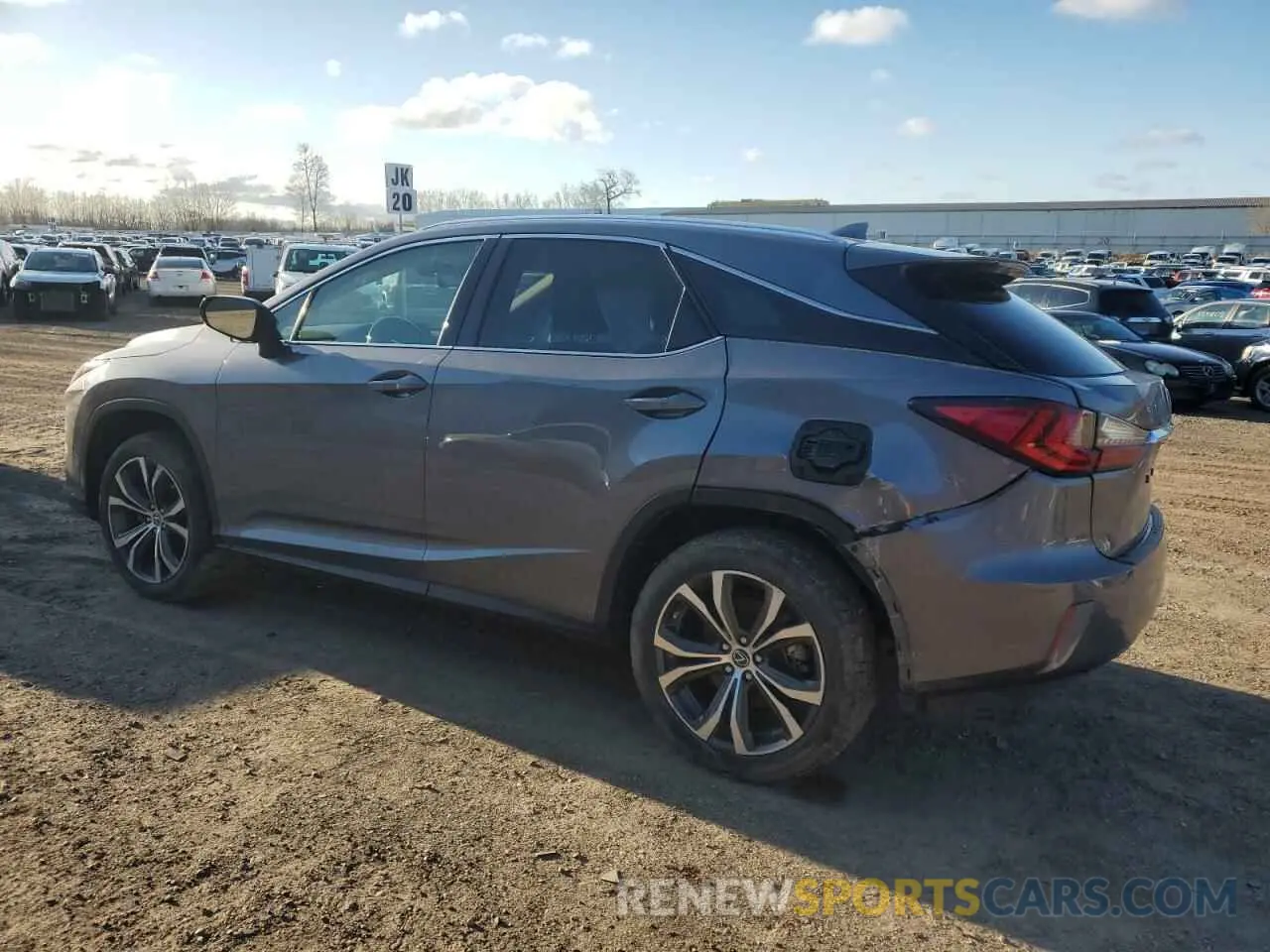 2 Фотография поврежденного автомобиля 2T2BZMCA1KC185660 LEXUS RX350 2019