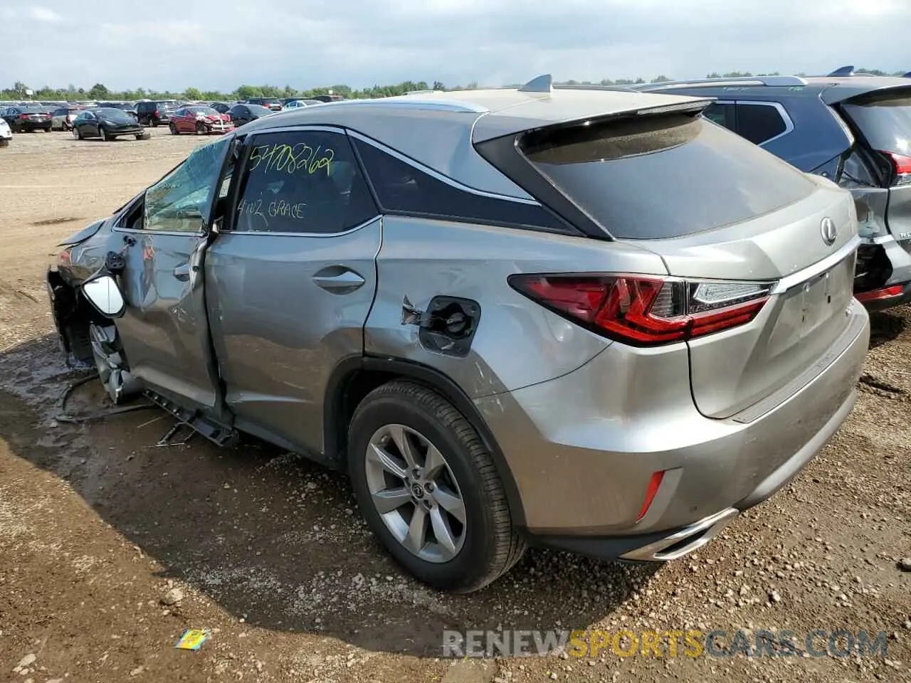 3 Фотография поврежденного автомобиля 2T2BZMCA1KC210301 LEXUS RX350 2019