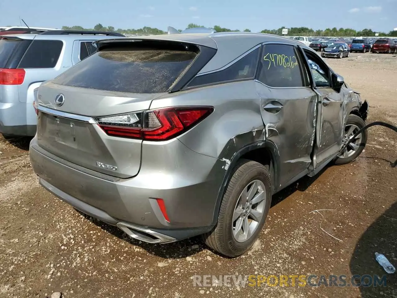4 Фотография поврежденного автомобиля 2T2BZMCA1KC210301 LEXUS RX350 2019