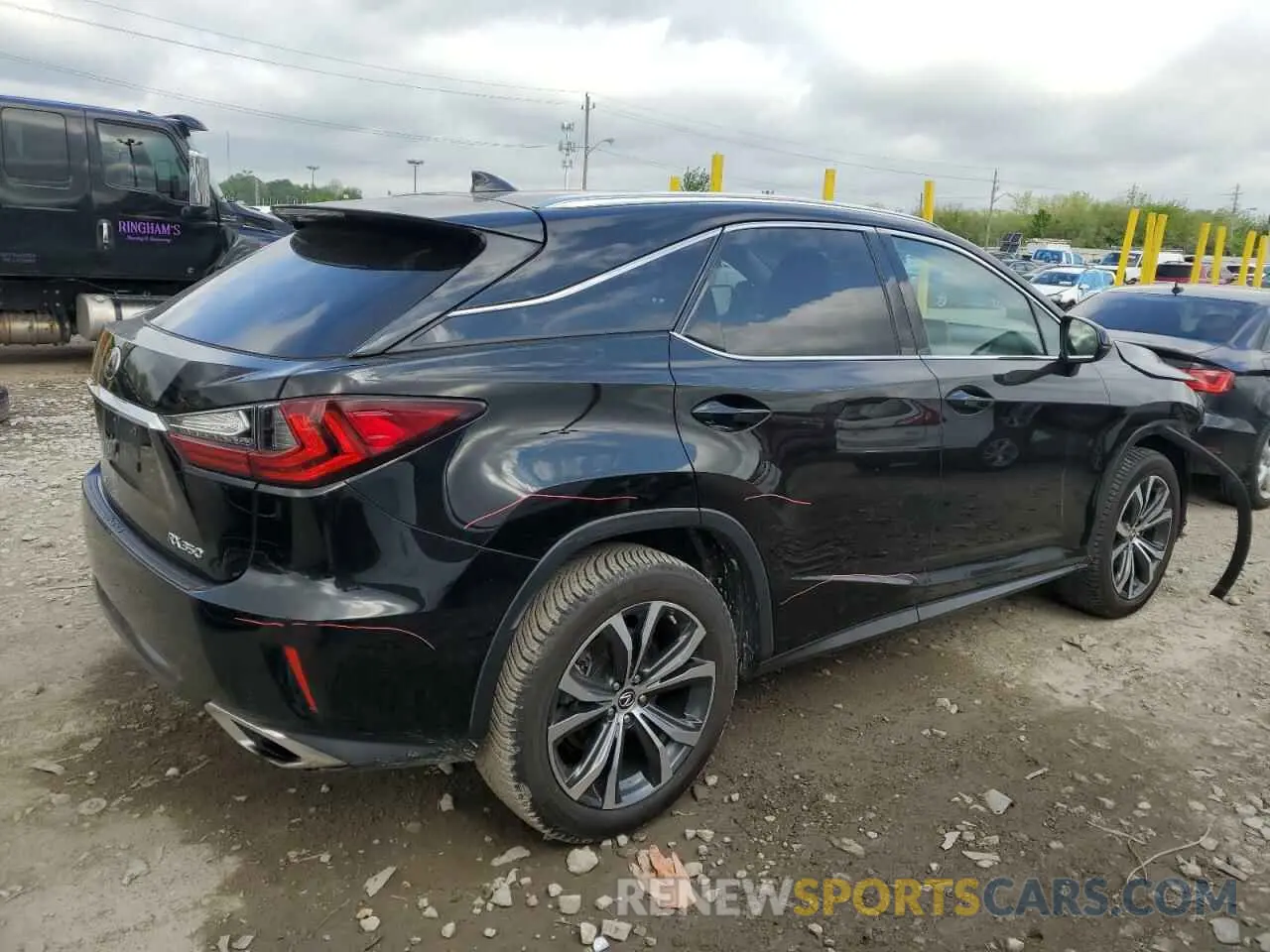 3 Photograph of a damaged car 2T2BZMCA2KC187613 LEXUS RX350 2019