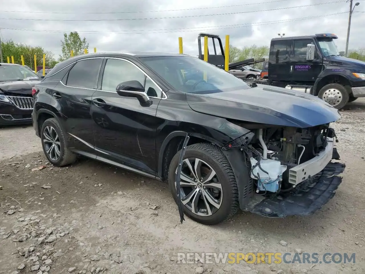 4 Photograph of a damaged car 2T2BZMCA2KC187613 LEXUS RX350 2019