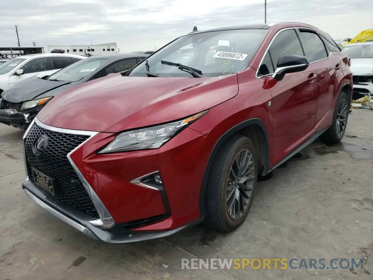 2 Photograph of a damaged car 2T2BZMCA2KC205477 LEXUS RX350 2019