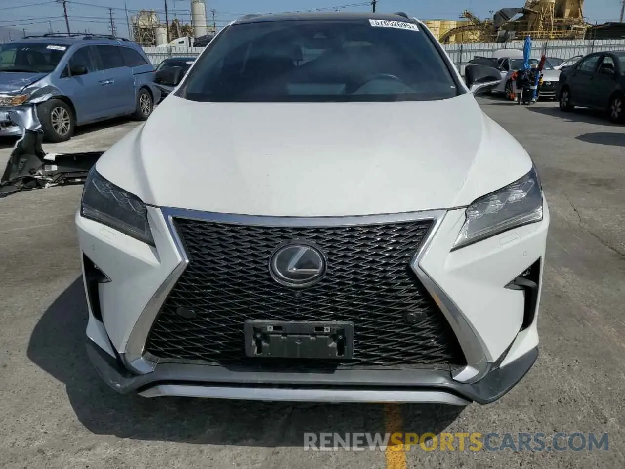 5 Фотография поврежденного автомобиля 2T2BZMCA3KC186261 LEXUS RX350 2019