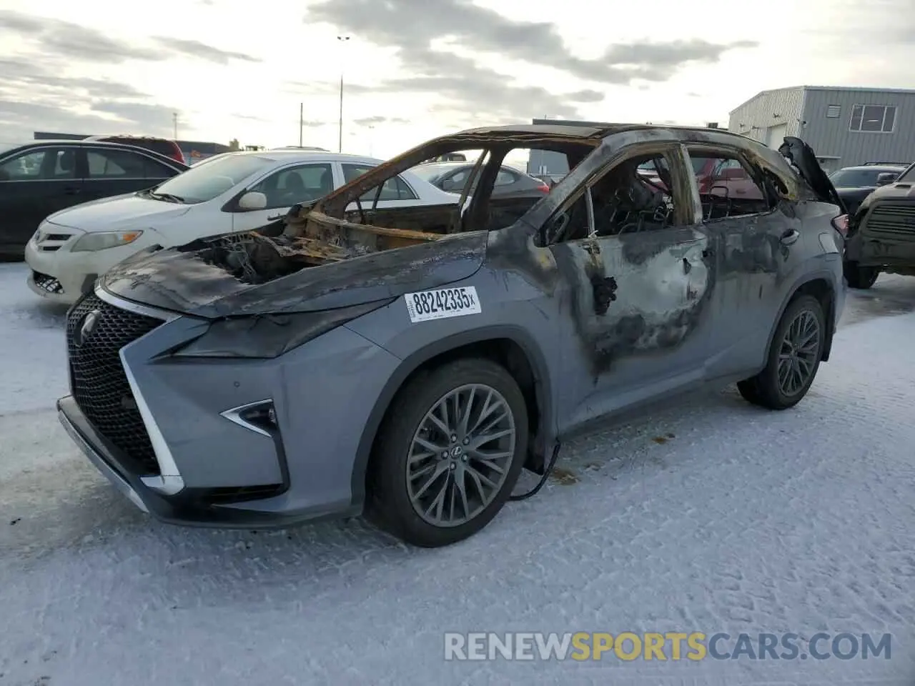 1 Photograph of a damaged car 2T2BZMCA3KC200188 LEXUS RX350 2019