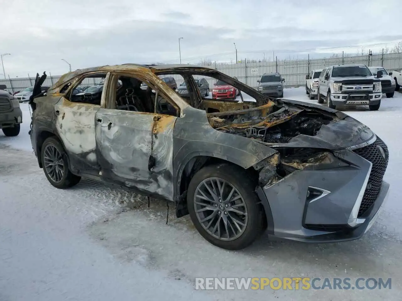 4 Photograph of a damaged car 2T2BZMCA3KC200188 LEXUS RX350 2019