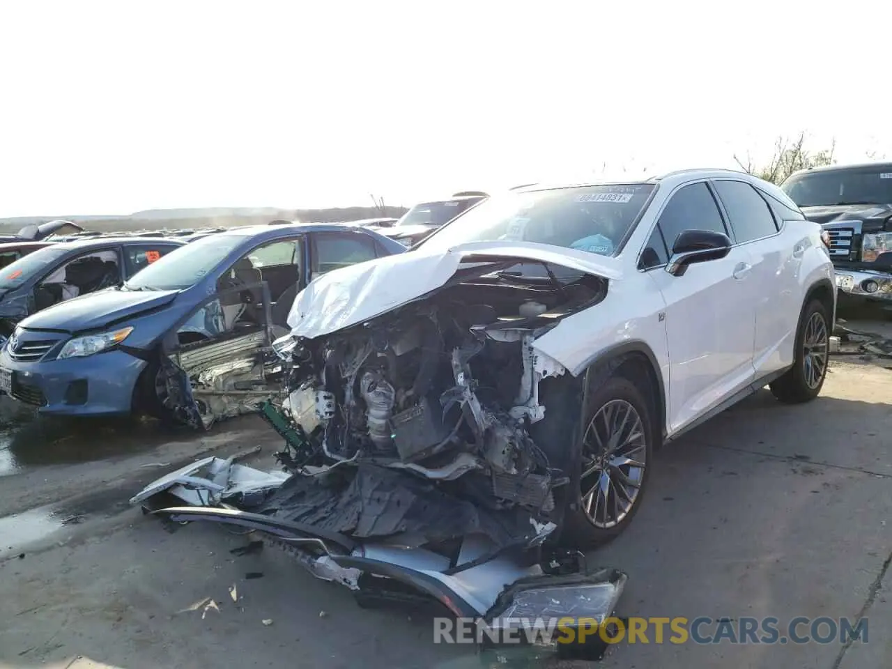 2 Photograph of a damaged car 2T2BZMCA4KC173731 LEXUS RX350 2019