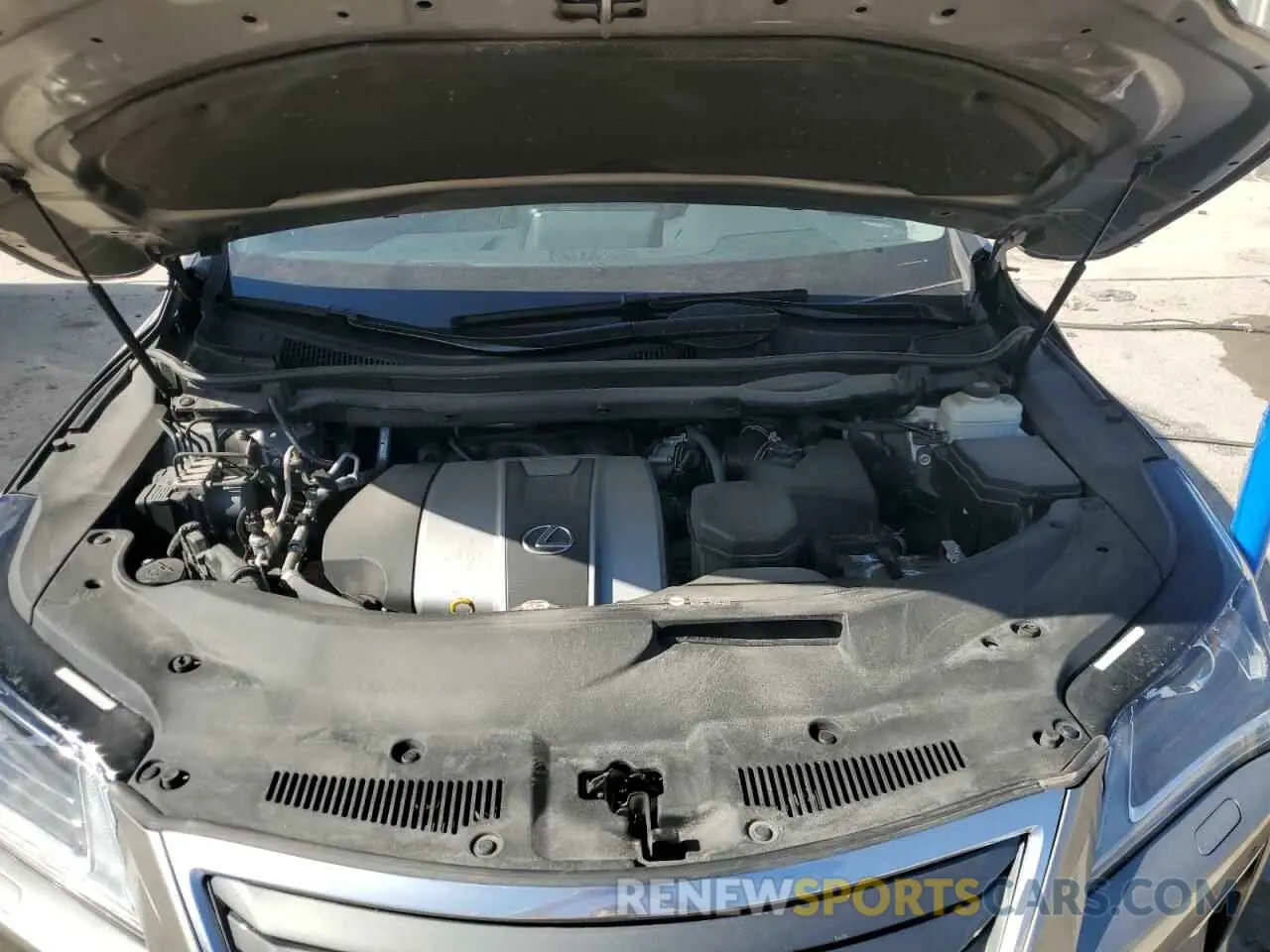11 Photograph of a damaged car 2T2BZMCA5KC192417 LEXUS RX350 2019