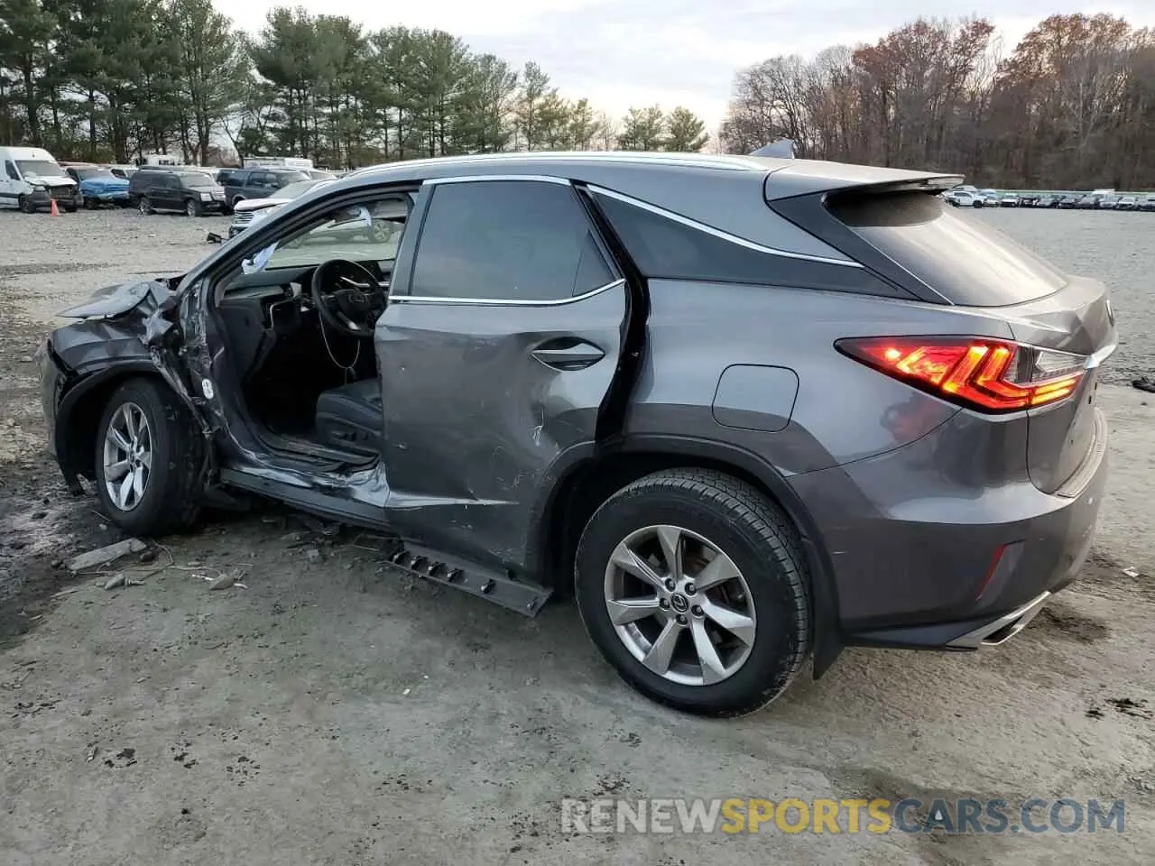 2 Фотография поврежденного автомобиля 2T2BZMCA6KC177537 LEXUS RX350 2019
