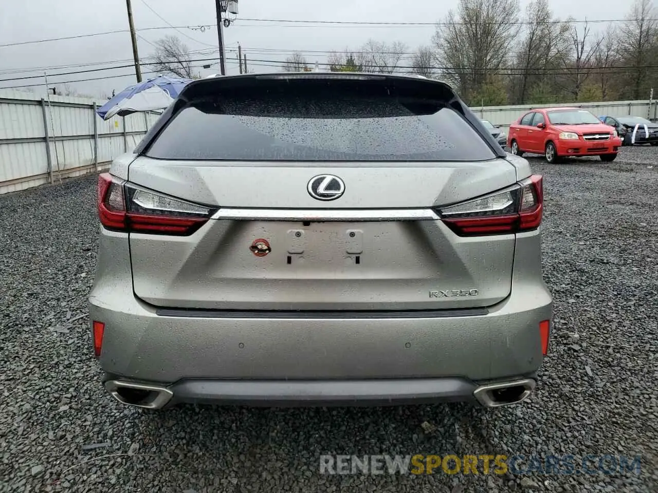 6 Фотография поврежденного автомобиля 2T2BZMCA6KC190515 LEXUS RX350 2019