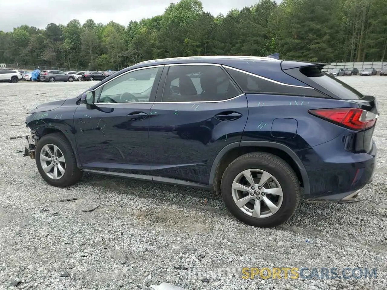 2 Photograph of a damaged car 2T2BZMCA6KC205031 LEXUS RX350 2019