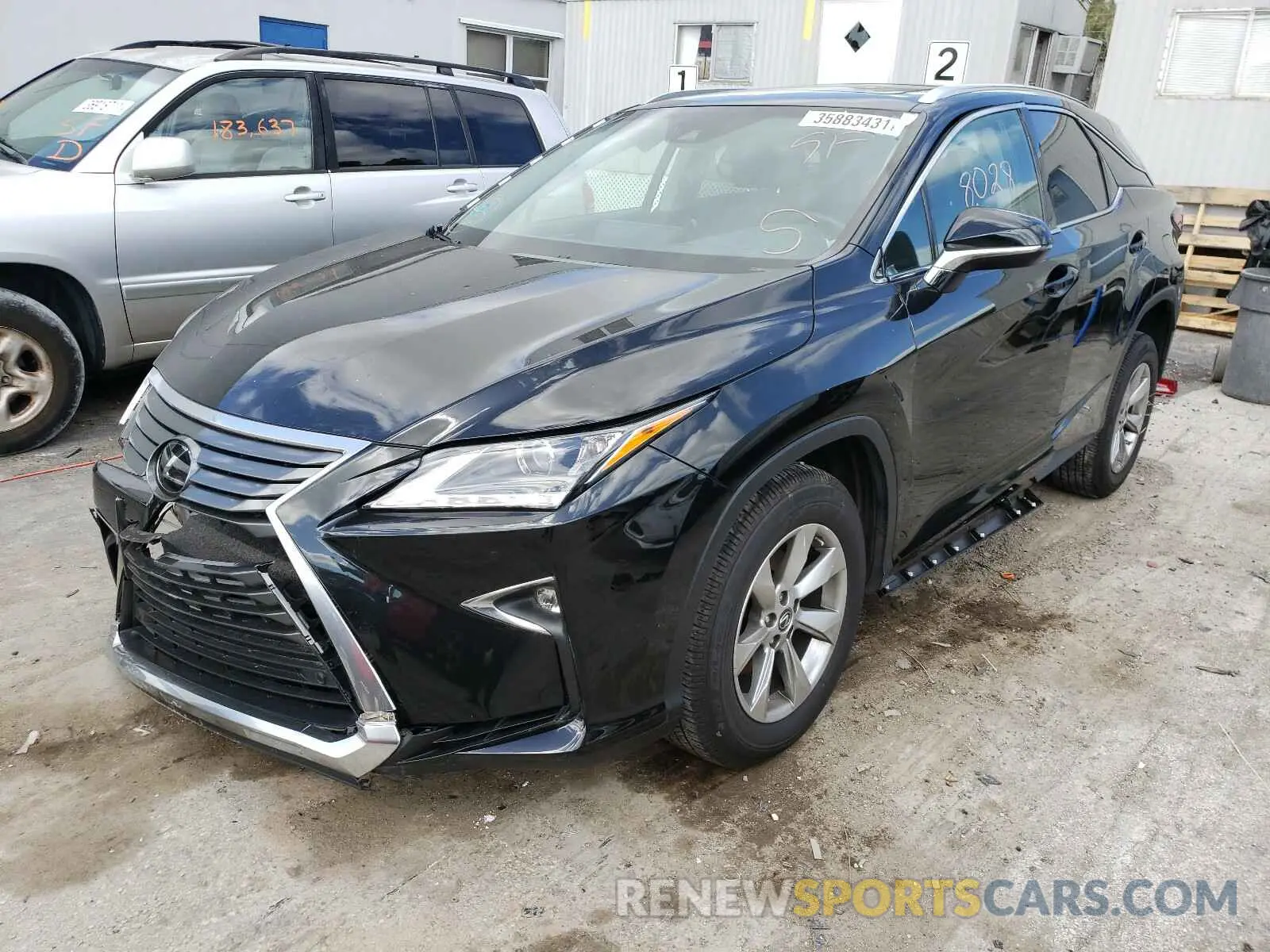 2 Photograph of a damaged car 2T2BZMCA8KC194176 LEXUS RX350 2019