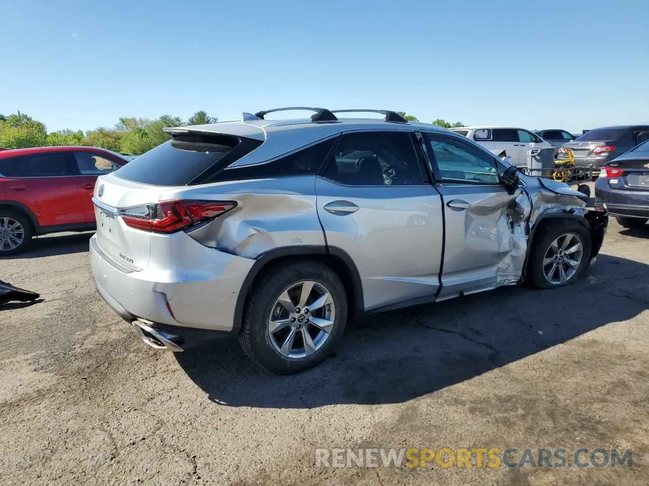 3 Фотография поврежденного автомобиля 2T2BZMCA9KC169741 LEXUS RX350 2019
