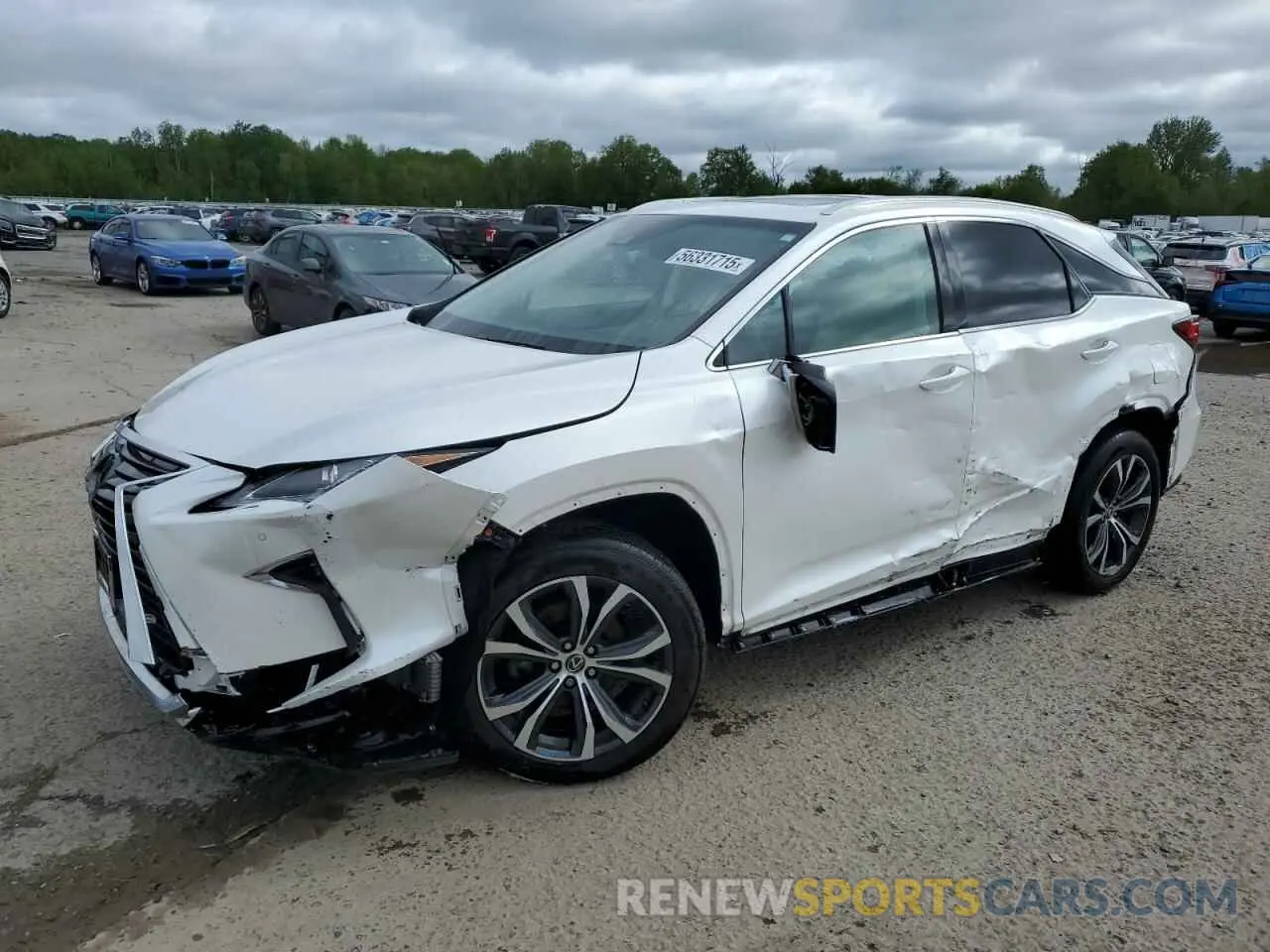 1 Фотография поврежденного автомобиля 2T2BZMCA9KC180173 LEXUS RX350 2019