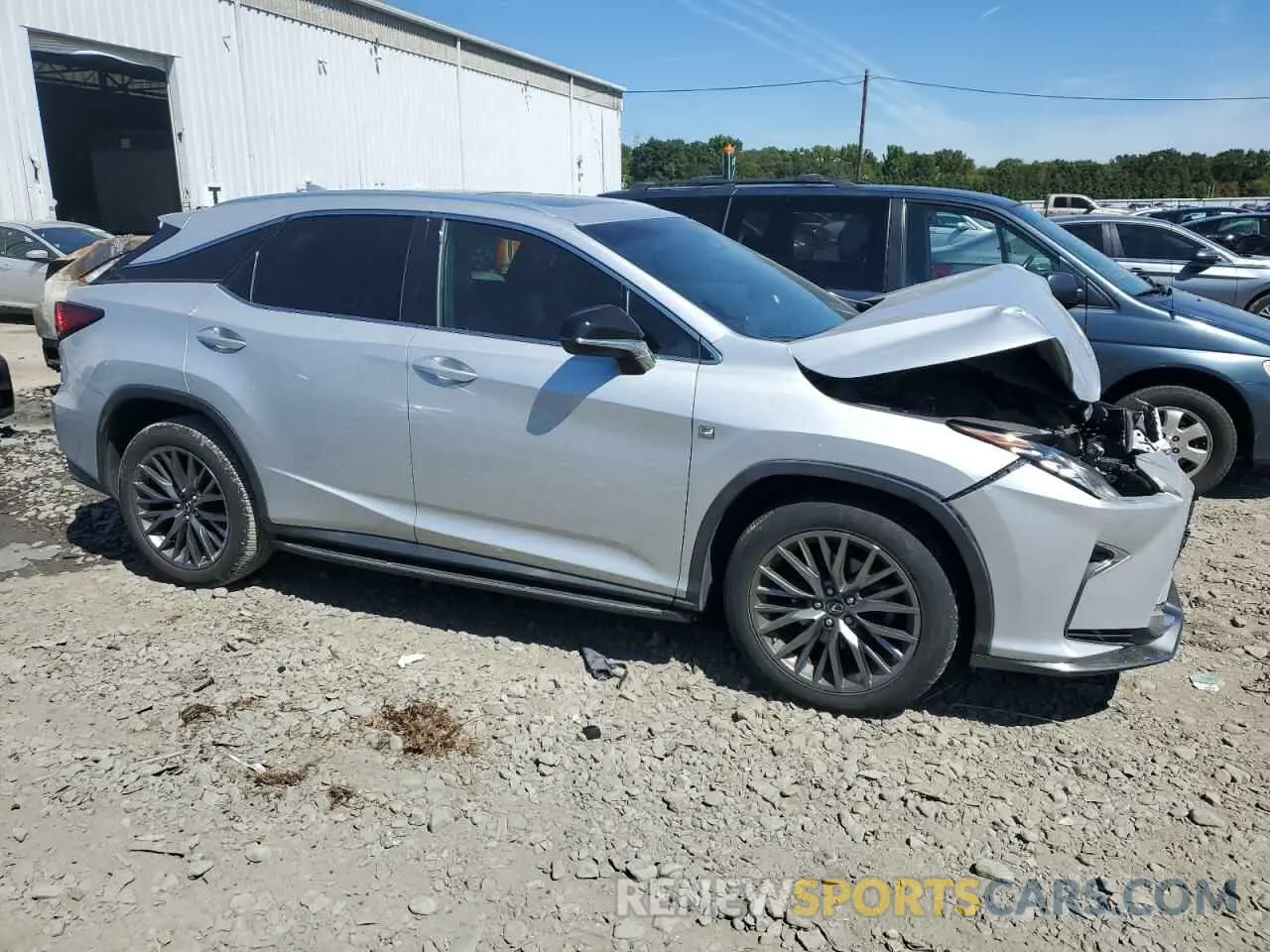 4 Фотография поврежденного автомобиля 2T2BZMCAXKC177413 LEXUS RX350 2019