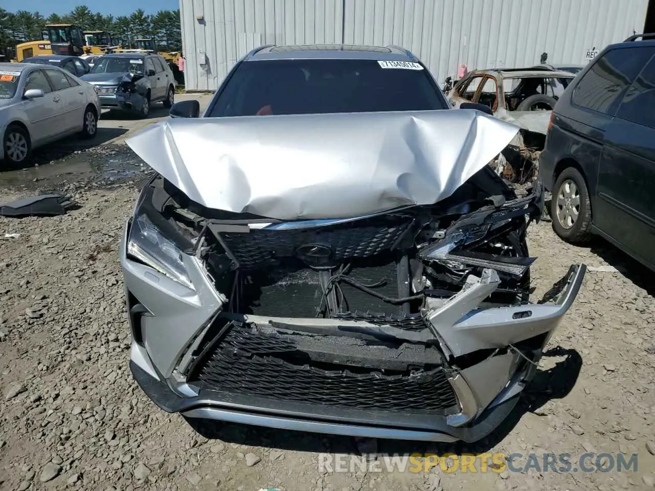 5 Фотография поврежденного автомобиля 2T2BZMCAXKC177413 LEXUS RX350 2019