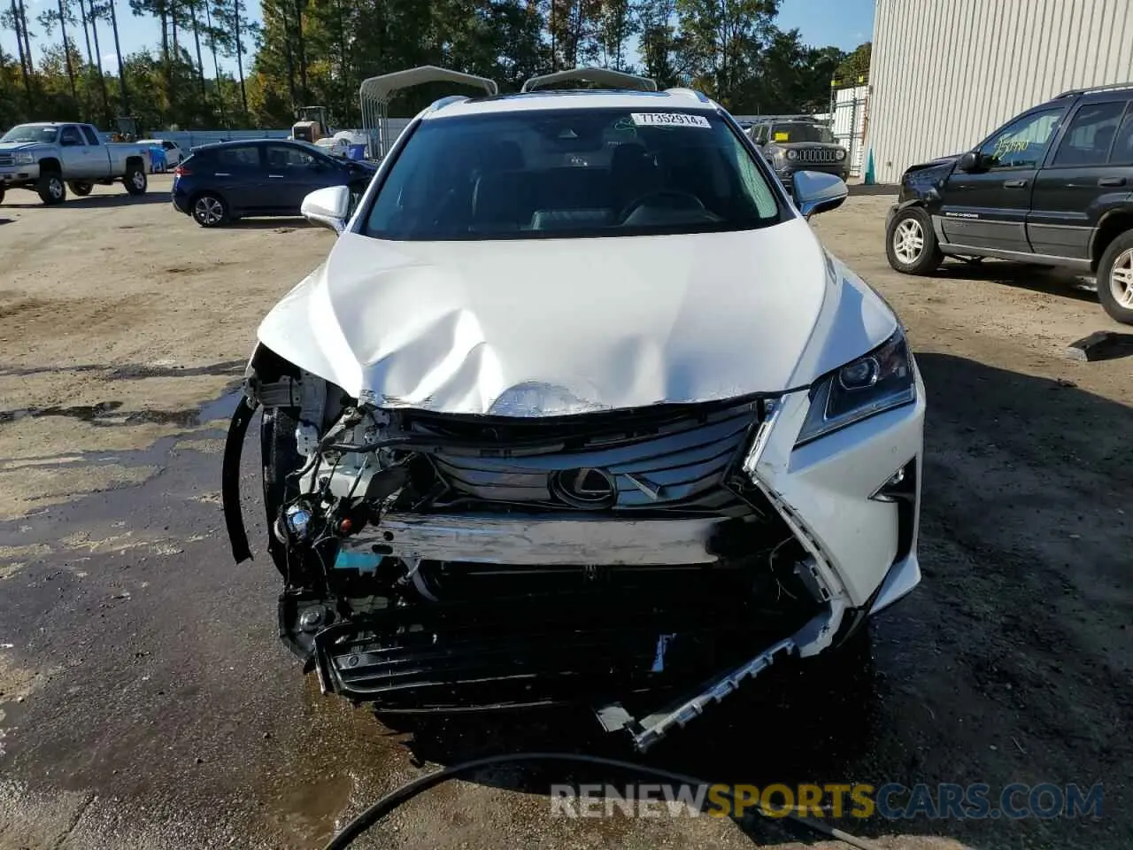5 Photograph of a damaged car 2T2BZMCAXKC199525 LEXUS RX350 2019