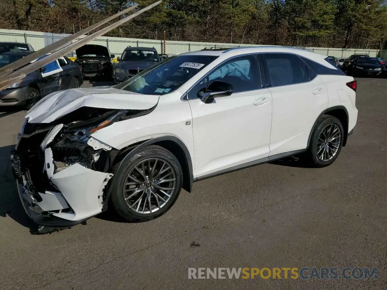1 Фотография поврежденного автомобиля 2T2BZMCAXKC206747 LEXUS RX350 2019