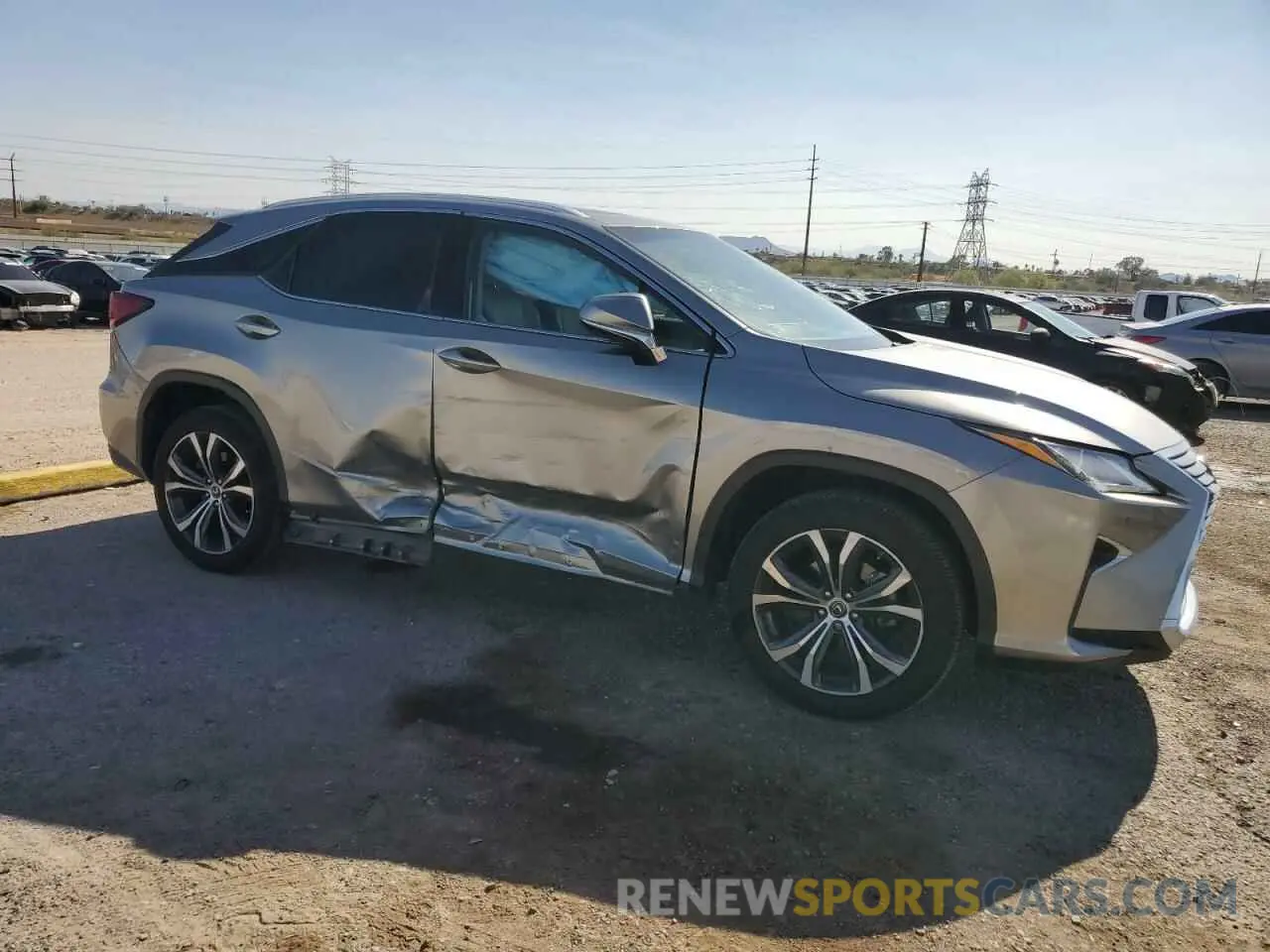 4 Photograph of a damaged car 2T2ZZMCA0KC134617 LEXUS RX350 2019